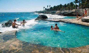 albercas naturales en xcaret