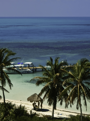 beach contoy island in México