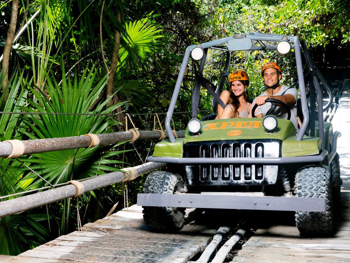 carros anfibios y todo terreno en el parque xplor todo incluido