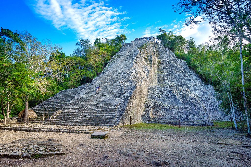 centro arqueológico de Cobá en México