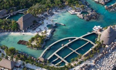 parque xcaret caleta para realizar snorkel