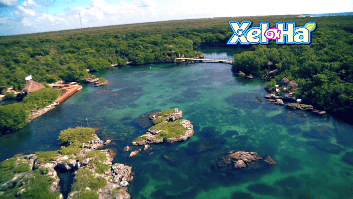 parque acuático xel ha en Riviera Maya