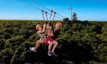 tirolesas en parque xplor todo incluido