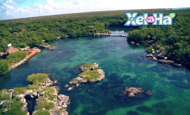 parque acuático xel ha en Riviera Maya