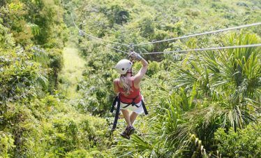 tirolesas cerca de Tulum