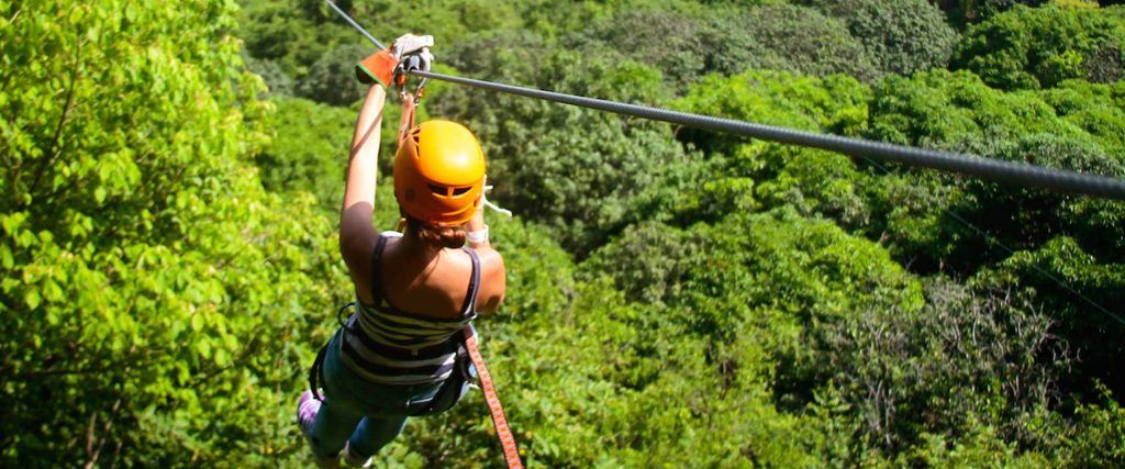 tour de tirolesas en Riviera Maya