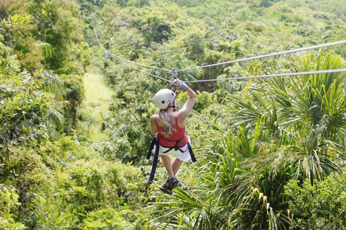 tirolesas cerca de Tulum